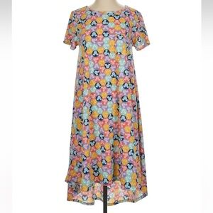 LuLaRoe High Low Carly Midi Dress Limited Edition Disney Mickey Mouse Size S